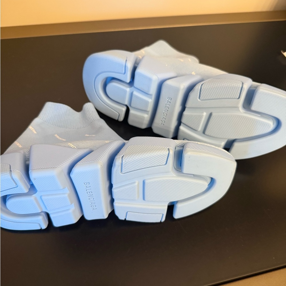 Balenciaga Blue Sock Sneakers - Picture 2 of 3